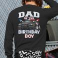 Dad Of The Birthday Boy Policeman Officer Party Long Sleeve T-Shirt Back Print