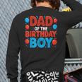 Dad Of The Birthday Boy Spider Web Party Long Sleeve T-Shirt Back Print
