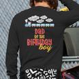 Dad Birthday Boy Train I'm 2 Two Yr Old Chugga Engine Long Sleeve T-Shirt Back Print