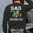 Dad Of The Birthday Boy Vintage Farm Tractor Party Family Long Sleeve T-Shirt Back Print