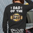 Dad Of The Birthday Boy Wrestling Belt Birthday Kids Boys Long Sleeve T-Shirt Back Print