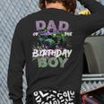 Dad Of The Birthday Monster Truck Family Matching Party Long Sleeve T-Shirt Back Print Dad Of The Birthday Monster Truck Family Matching Party Long Sleeve T-Shirt Back Print