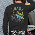 Dad Building Blocks Monster Truck Dinosaur Birthday Long Sleeve T-Shirt Back Print Dad Building Blocks Monster Truck Dinosaur Birthday Long Sleeve T-Shirt Back Print