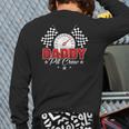 Dad Daddy Pit Crew Race Car Birthday Racing Party Long Sleeve T-Shirt Back Print