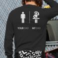 My Dad Is A DJ Disk Jockey DJ T-Shirt Long Sleeve T-Shirt Back Print My Dad Is A DJ Disk Jockey DJ T-Shirt Long Sleeve T-Shirt Back Print