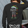 The Dad Elf Shirt Matching Family Dad Christmas Elf Long Sleeve T-Shirt Back Print The Dad Elf Shirt Matching Family Dad Christmas Elf Long Sleeve T-Shirt Back Print