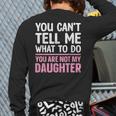 Dad For Father Daddy Papa Men From Daughter Dad Long Sleeve T-Shirt Back Print