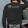 Dad GPT Bald AI Long Sleeve T-Shirt Back Print Dad GPT Bald AI Long Sleeve T-Shirt Back Print