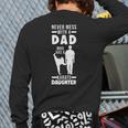 Dad Who Has a Karate Daughter Dad & Daughter Long Sleeve T-Shirt Back Print