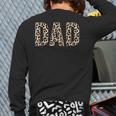 Dad Leopard Print Fathers Day Long Sleeve T-Shirt Back Print Dad Leopard Print Fathers Day Long Sleeve T-Shirt Back Print