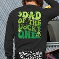 Dad Of The Lucky One Saint Patrick's Day Children Birthday Long Sleeve T-Shirt Back Print