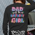 Dad And Mom Of The Birthday Girl Party Decor Family Matching Long Sleeve T-Shirt Back Print Dad And Mom Of The Birthday Girl Party Decor Family Matching Long Sleeve T-Shirt Back Print