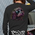 Dad Mom Cool Dog Sunglasses Cockapoo Long Sleeve T-Shirt Back Print
