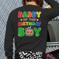 Dad And Mom Daddy Of The Birthday Boy Tee Melon Family Party Long Sleeve T-Shirt Back Print