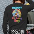Dad And Mom Mommy Of The Birthday Boy Family Party Decor Long Sleeve T-Shirt Back Print