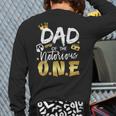 Dad Of The Notorious One Old School 1st Hip Hop Birthday Long Sleeve T-Shirt Back Print