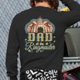 Dad Of The Ringmaster Kids Circus Theme B-Day Party Long Sleeve T-Shirt Back Print
