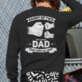 Dad Squared Fathers Day Dad Of Two Cool Daddy Of 2 Long Sleeve T-Shirt Back Print