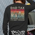 Dad Tax Making Sure It's Not Poison Men Father’s Day Long Sleeve T-Shirt Back Print