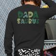 Dada Saurus Dad Dinosaur Three Rex Birthday Boy Girl Family Long Sleeve T-Shirt Back Print Dada Saurus Dad Dinosaur Three Rex Birthday Boy Girl Family Long Sleeve T-Shirt Back Print