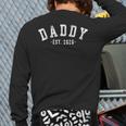 Daddy 2026 Classic Bold Font Long Sleeve T-Shirt Back Print