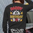 Daddy Of The Birthday Boy Shirt Matching Dad Son Family Bday Long Sleeve T-Shirt Back Print