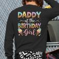 Daddy Of The Birthday Girl Ice Cream Lover Party Long Sleeve T-Shirt Back Print