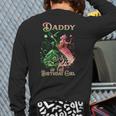 Daddy Of The Birthday Girl Pink And Green Family Matching Long Sleeve T-Shirt Back Print