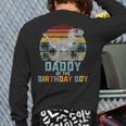 Daddy Dinosaur Of The Birthday Boy Dad Matching Family Long Sleeve T-Shirt Back Print