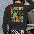 Daddy Of The One-A-Saurus 1St Birthday Boy Dinosaur Long Sleeve T-Shirt Back Print