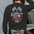 Daddy Of The Two Fast Second Birthday Racing Car Family Long Sleeve T-Shirt Back Print