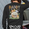 Daddy Of The Wild One 1St Birthday Kids Safari Jungle Long Sleeve T-Shirt Back Print