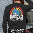 Daddy's Lil Squirter Cute Embarrassing Woman Long Sleeve T-Shirt Back Print
