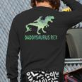 DaddysaurusRex Dinosaur Daddy Saurus Dad 2 Two Kids Dino Long Sleeve T-Shirt Back Print DaddysaurusRex Dinosaur Daddy Saurus Dad 2 Two Kids Dino Long Sleeve T-Shirt Back Print