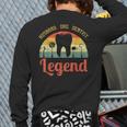 Dentist Dental Surgeon Dentistry Husband Dad Oral Hygiene Long Sleeve T-Shirt Back Print
