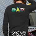 Disney The Little Mermaid Ariel Father’s Day Birthday Dad Long Sleeve T-Shirt Back Print