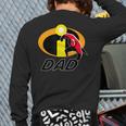Disney And Pixar's The Incredibles Mr Incredible Dad Family Long Sleeve T-Shirt Back Print