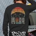 Dog Lover Dog Humor Dog Mom Dog Dad Long Sleeve T-Shirt Back Print