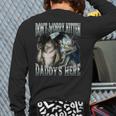 Don't Worry Kitten Daddy's Here Cool Alpha Wolf Meme Long Sleeve T-Shirt Back Print Don't Worry Kitten Daddy's Here Cool Alpha Wolf Meme Long Sleeve T-Shirt Back Print