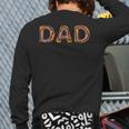 Donut Dad Donut Lover Father's Day For Dad Long Sleeve T-Shirt Back Print
