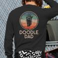 Doodle Dog Vintage Doodle Dad Small Long Sleeve T-Shirt Back Print