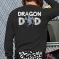 Dragon Dad Daddy Father's Day Dragon Long Sleeve T-Shirt Back Print
