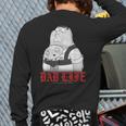 Family Guy Peter Stewie Dad Life Distressed Big Chest Logo Long Sleeve T-Shirt Back Print Family Guy Peter Stewie Dad Life Distressed Big Chest Logo Long Sleeve T-Shirt Back Print