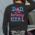 Family Party Decorations Dad Of The Birthday Girl T-Shirt Long Sleeve T-Shirt Back Print