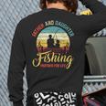Father Daughter Fishing Partner For Life Retro Matching Dad Long Sleeve T-Shirt Back Print