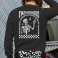 Fatherhood Dad Tour Some Days I Rock It Happy Father's Day Long Sleeve T-Shirt Back Print