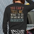 Father's Day Dad From Daughter Daddy Long Sleeve T-Shirt Back Print