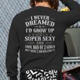 Fathers Day Shirt From Daughter Dad Of 2 Girls Fathers Day Long Sleeve T-Shirt Back Print
