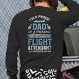 Flight Attendant Shirt For Dad Father Flight Attendant Long Sleeve T-Shirt Back Print Flight Attendant Shirt For Dad Father Flight Attendant Long Sleeve T-Shirt Back Print