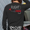Flight Crew Airplane Birthday Dad Airplane Matching Family Long Sleeve T-Shirt Back Print